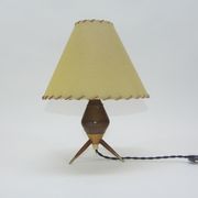 Wooden vintage lamp, 1960s.