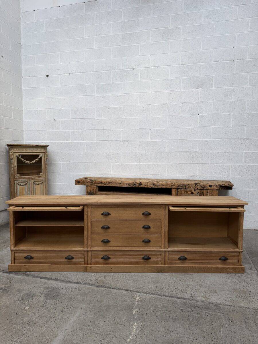 1960s oak workshop furniture