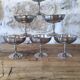 Set of 6 18/10 stainless steel ice cream cups