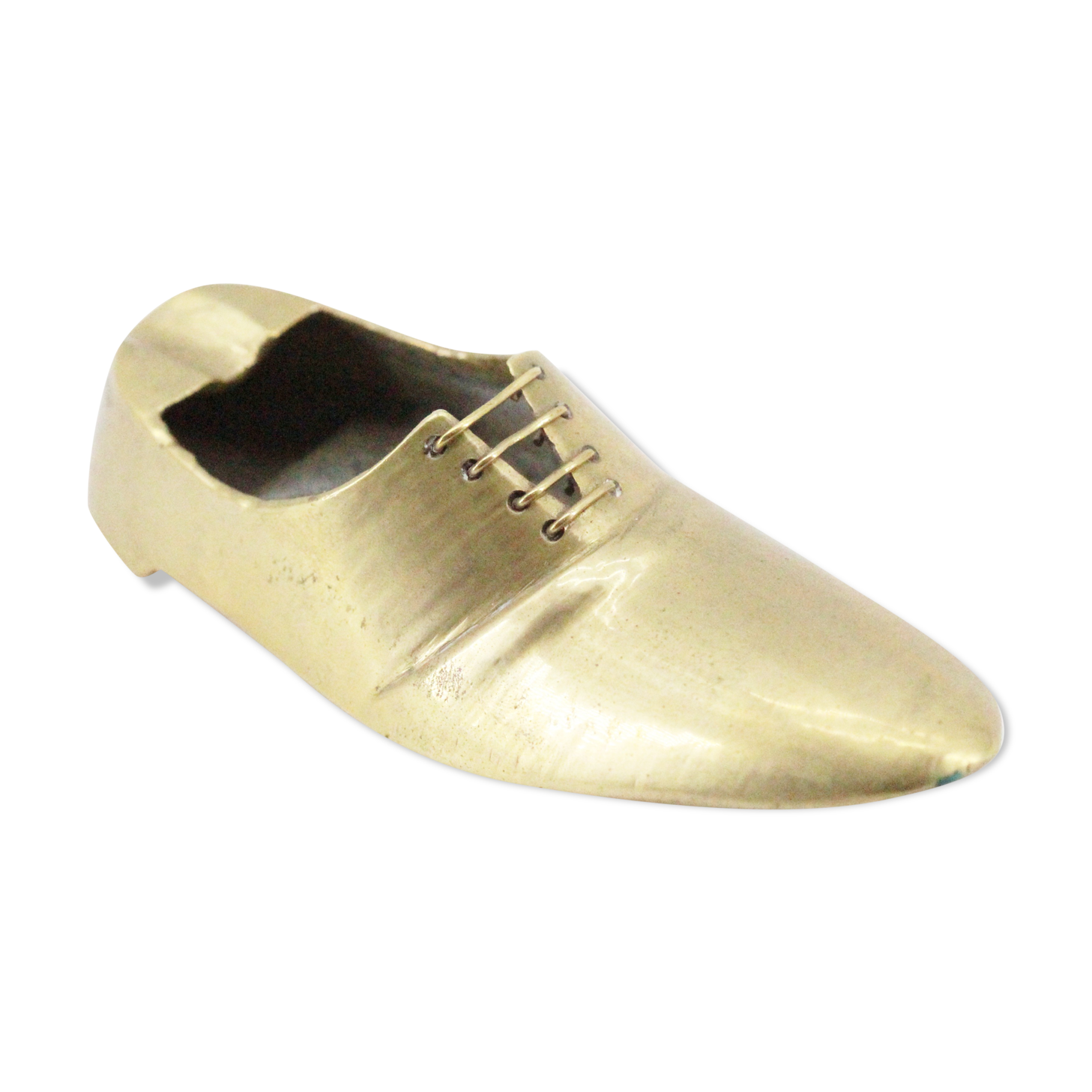 Brass shoe ashtray