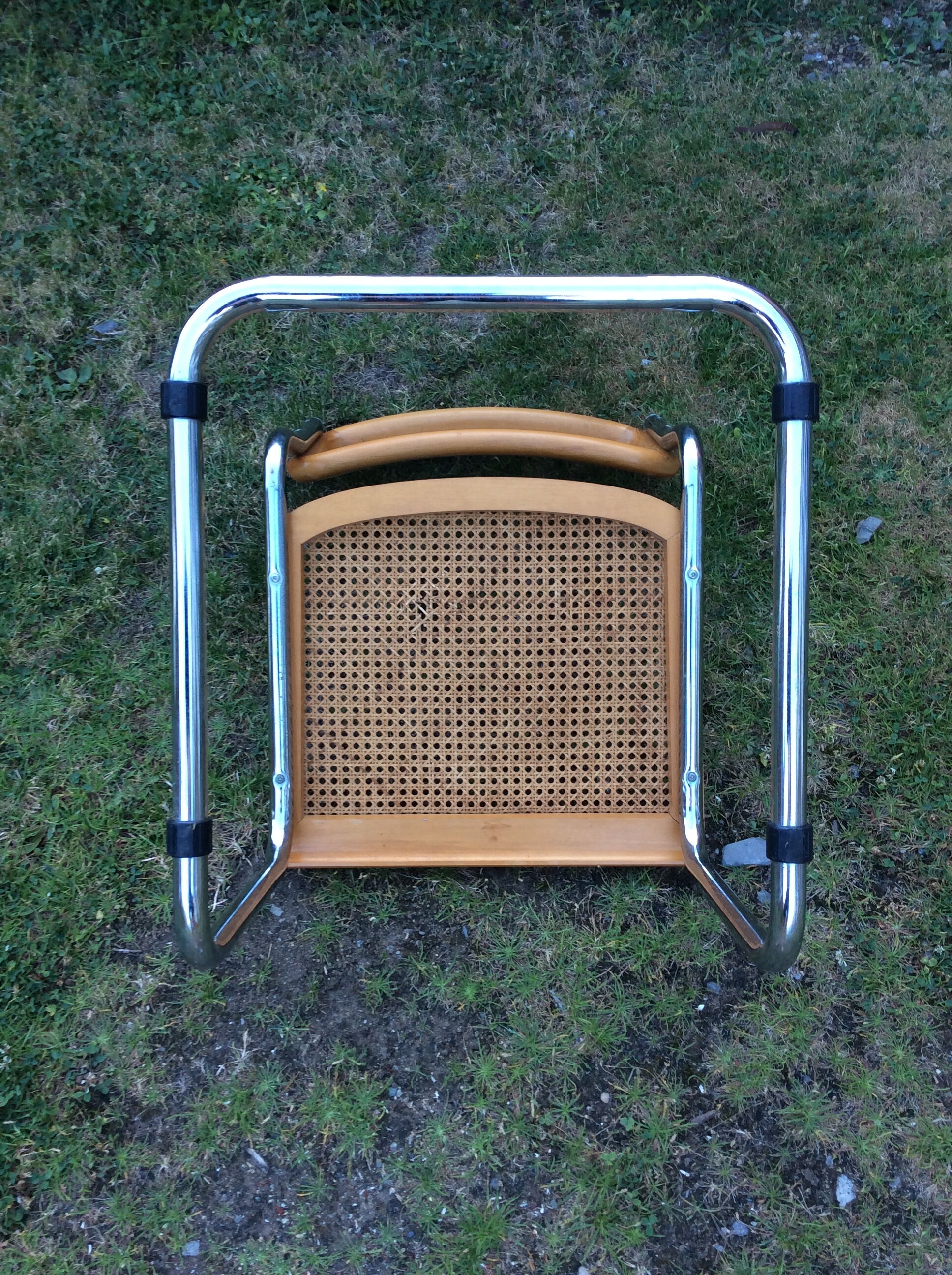 Vintage chair cannée Cesca Marcel Breuer B32