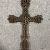 Calvary cross from the Napoleon III period in cast iron (2)