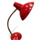 Vintage Aluminor red desk lamp – 1970s design