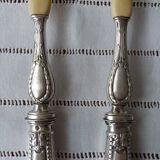 Salad cutlery set in  solid silver