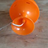 Vintage orange mushroom lamp
