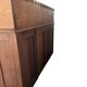 Bureau américain vintage en bois avec porte à volet