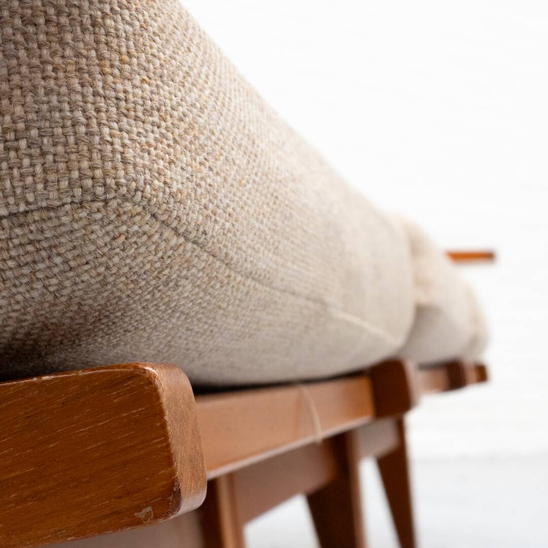 GE-375/3 Three-seater Sofa by Hans Wegner  for Getama