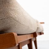 GE-375/3 Three-seater Sofa by Hans Wegner  for Getama