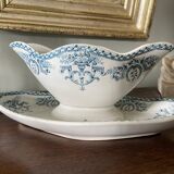 A.Lesacqz and M.Bouchart earthenware gravy boat, ST Amand