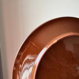 Set of old enamelled terracotta plates
