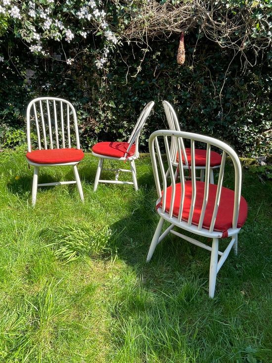 Chaise Akerblom Suède bar vintage
