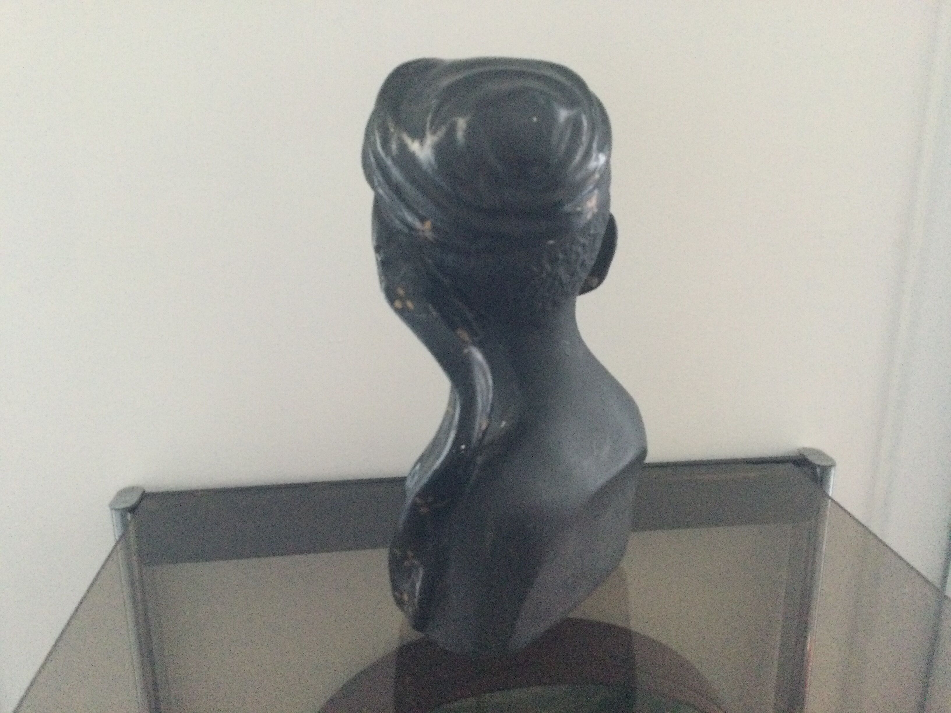 Plaster bust by Giuseppe Carli