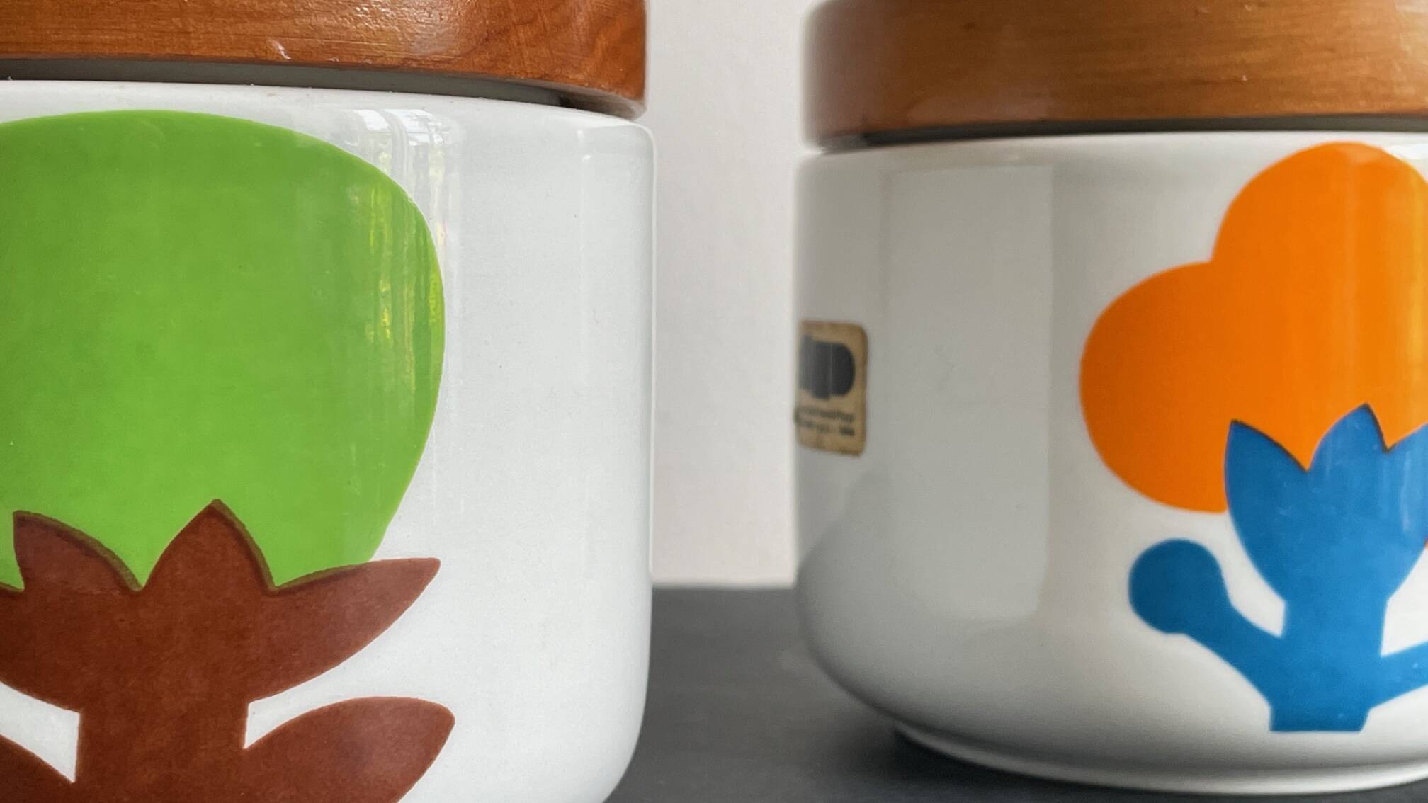 Jars franco pozzi - made in italy vintage