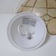 pendant light in mother-of-pearl and brass vintage bubbles