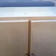 Haut de buffet vintage en bois peint