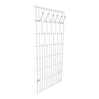 Minimalist German rope coat rack from the mid-century, 1960s.