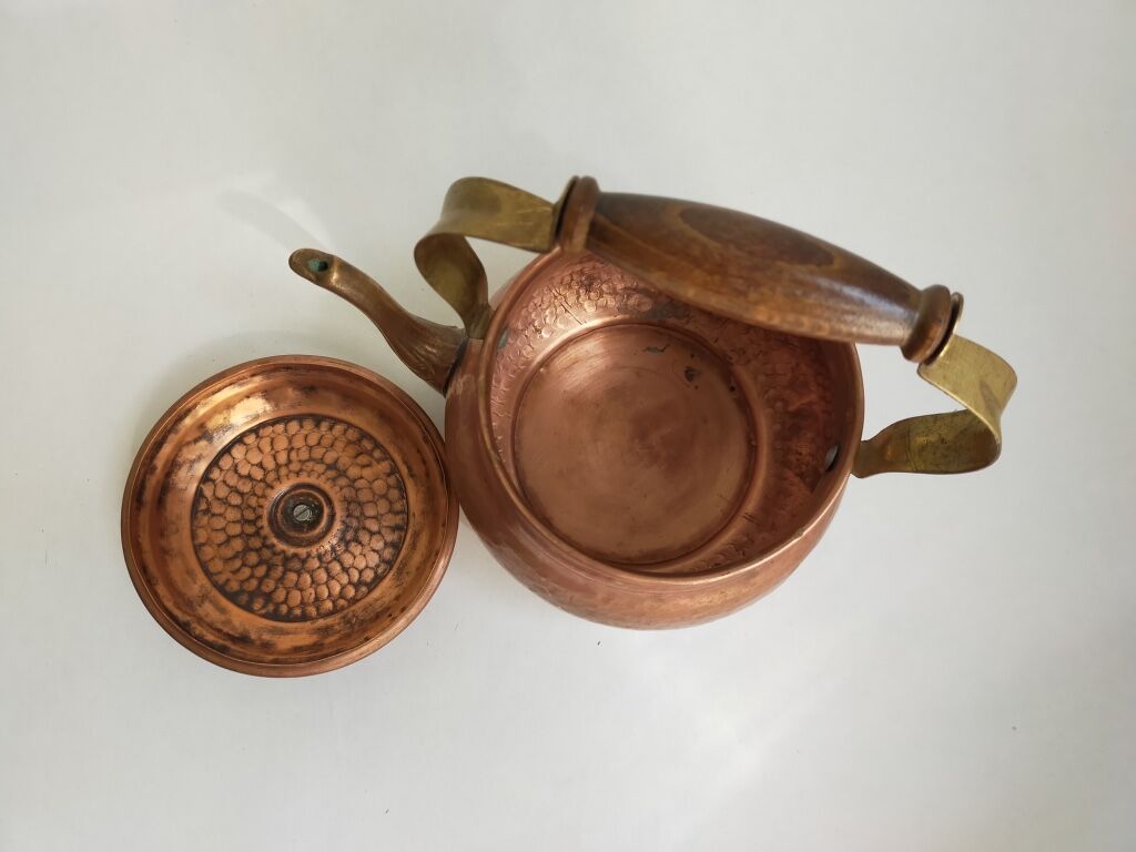 Copper teapot