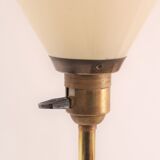 Lampadaire tripode en laiton Maison Jansen