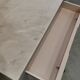Dressing table with white marble top + chair