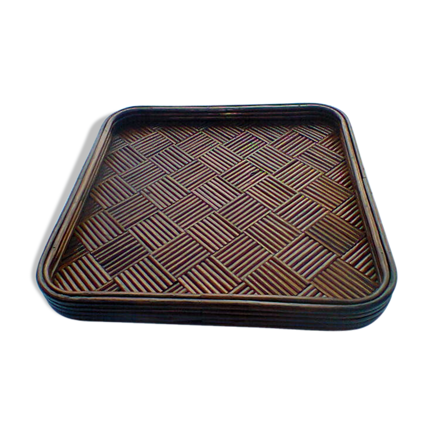 Rattan tray