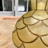 Golden mother-of-pearl "Mermaid" earrings