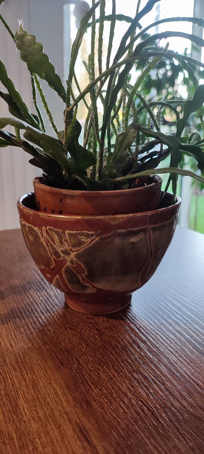 70s glazed porcelain stoneware