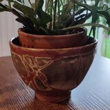 70s glazed porcelain stoneware