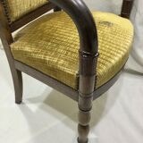 Charles X mahogany armchair
