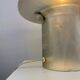 Large mushroom table lamp in clear swirling glass by Peill and Putzler XL 1970