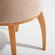 André Arbus chaise de coiffeuse en sycomore velours de mohair 1934