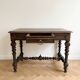 Antique Louis XIII style desk in solid wood
