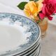 Dessert plates x9, iron earth, Estival model by Saint Amand