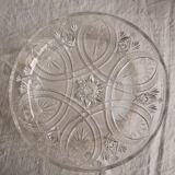 Chiseled crystal bowl