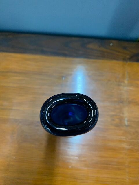 Design vase in glass and crystal