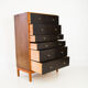 John And Sylvia Reid For Stag Chest of Drawers Tallboy