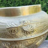 Cache pot en cuivre Art Nouveau