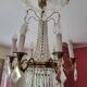 6-light hot air balloon chandelier with crystal pendants, late 19th century
