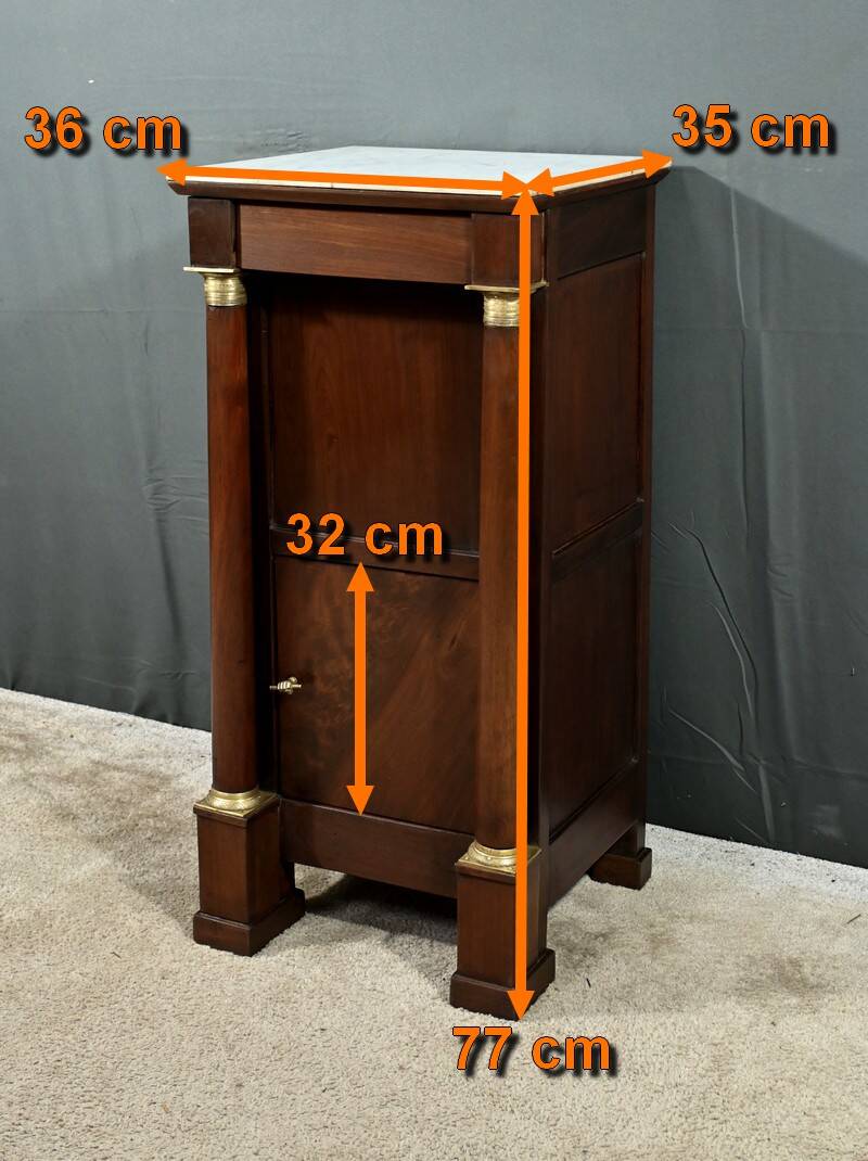 Small Mahogany Cabinet, Empire Period – Early 19th Century