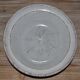 Dish in earthenware glazed, white and Brown, late nineteenth century