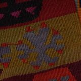Tapis vintage turc de oushak tissé à la main 99x455 cm