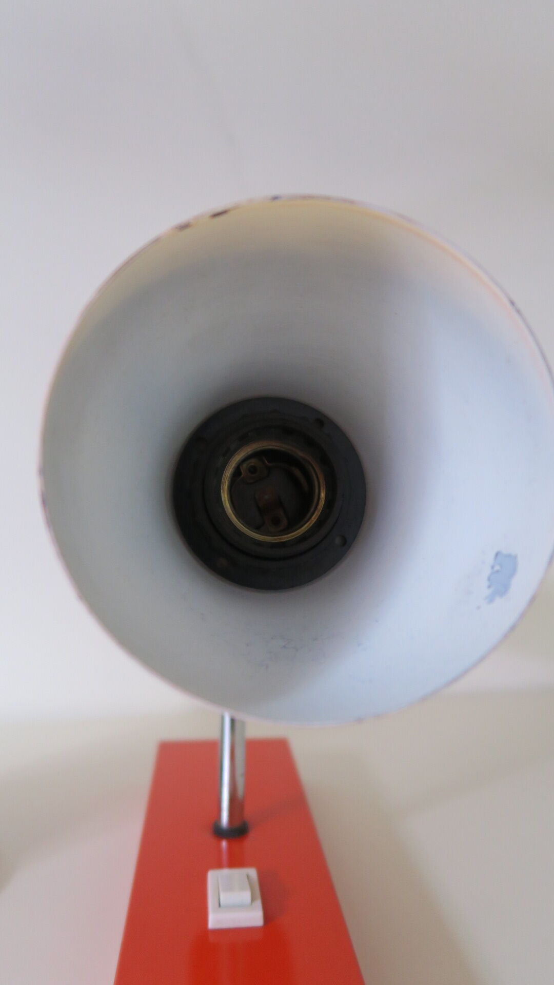 70s metal wall lamp, adjustable