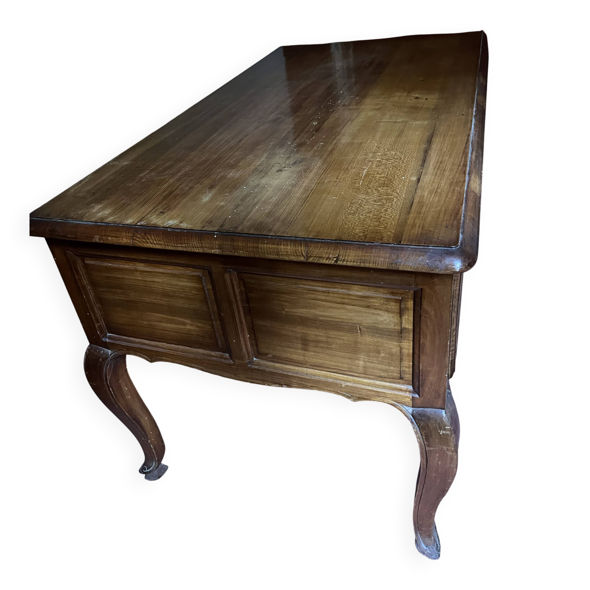 Bureau style Louis XV — Cerisier massif