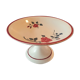 Cut on foot earthenware decoration roses