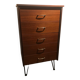 commode 5 tiroirs en teck 1960