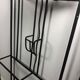 Cloakroom / Art Deco period coat rack in black wrought iron