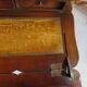 Secretary with mechanism - 4 secret drawers - lock - marquetry chessboard - 1950
