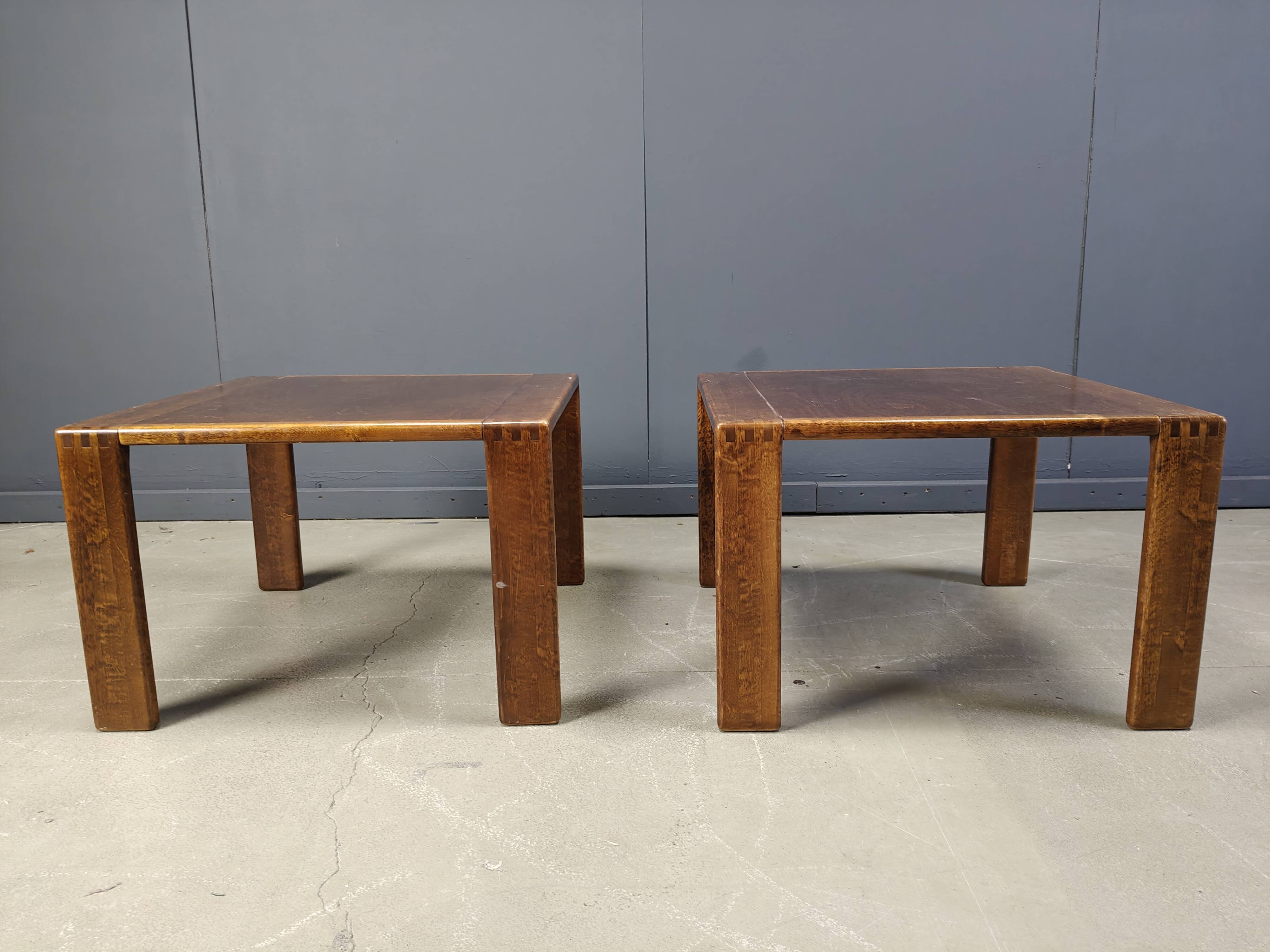 Paire de tables basses Bonanza par Asko, Finlande, 1960