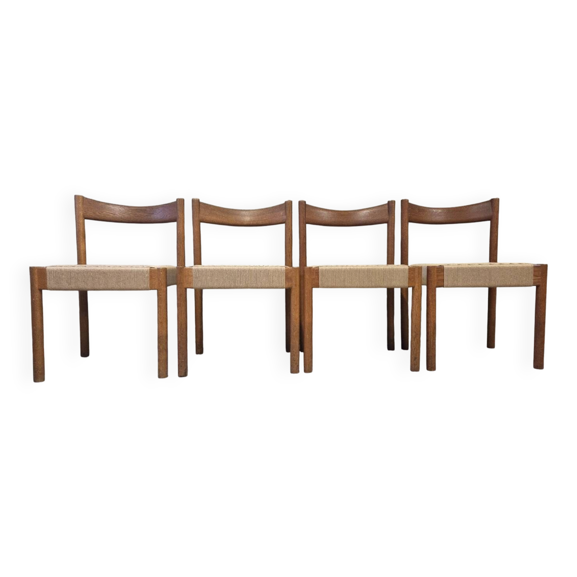 Set of 4 Danish chairs from the 1970s