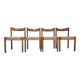 Set of 4 Danish chairs from the 1970s