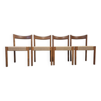 Set of 4 Danish chairs from the 1970s